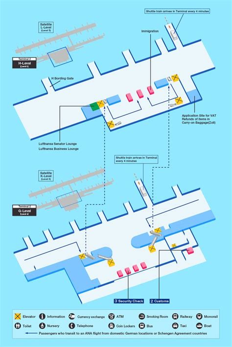 Munich International Airport Terminal Map