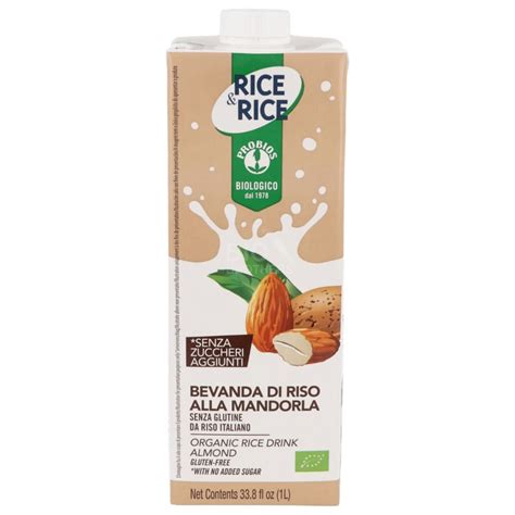 Bevanda Di Riso Alla Mandorla Biologica Rice Rice