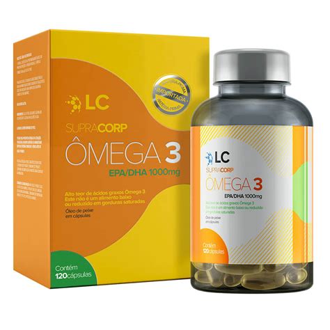 Ômega 3 1000mg 120 cápsulas Supracorp