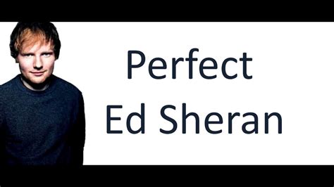 Perfect Ed Sheran Mykaraoke Youtube