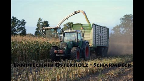 Maish Ckseln Mit Claas Jaguar Fendt Favorit Und Fendt Vario