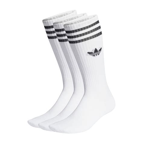 Adidas Solid Crew Sock White 23fw I