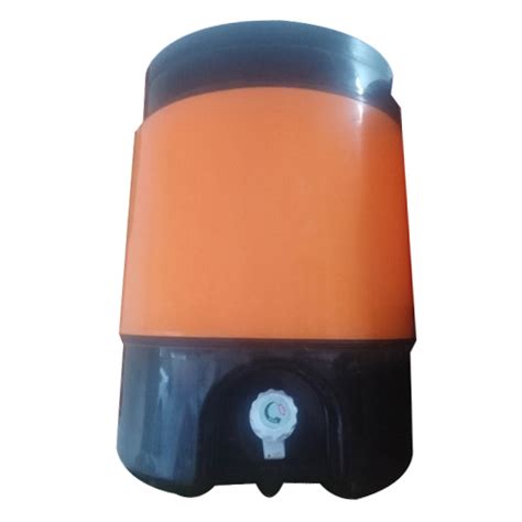 Plastic Black And Orange Mineral Water Camper For Home Capacity