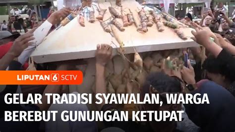 Tradisi Syawalan Sebagai Ungkapan Rasa Syukur Warga Berebut Gunungan