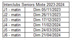 Interclubs Senior Mixte C B E Club De Badminton Emmerin