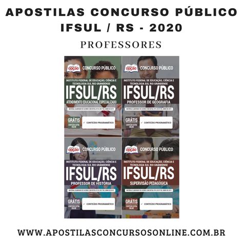 Apostilas Preparat Rias Concurso Instituto Federal De Educa O Ci Ncia