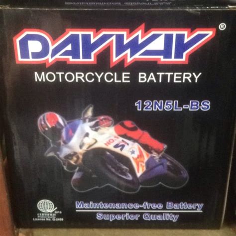 UPSCALE Motorcycle Motor Dayway Battery 12n5l Lazada PH