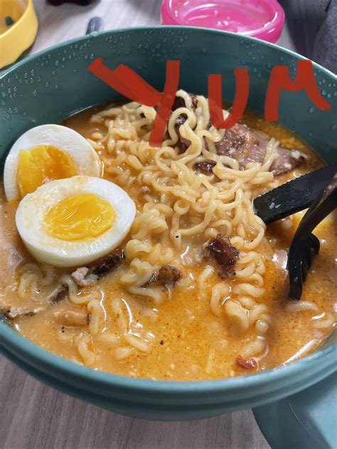 Shin Ramen With Pulled Pork And Egg Rramen