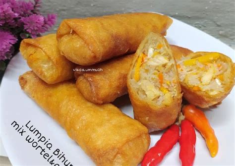 Resep Lumpia Isi Bihun Sayur Oleh Visda Ummu2H Cookpad