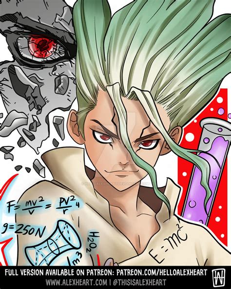 Dr stone senku Ishigami fanart by helloalexheart on DeviantArt