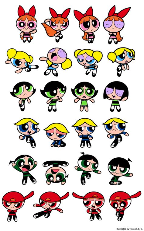 Ppg And Rrb Sheet By Thweatted On Deviantart Powerpuff Girls