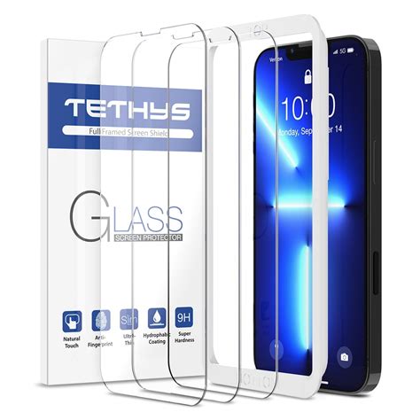 Tethys 3 Pack Glass Screen Protector Compatible With Iphone 13 Pro Max 2021 67 Inch