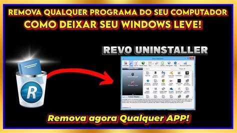 Remova Qualquer Programa Do Seu Computador Revo Uninstaller Desinstala