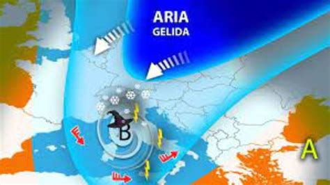 Meteo il ciclone dellEpifania è arrivato pioggia neve e freddo polare