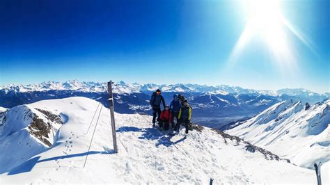 Heli Skiing Anz Re Tourism Valais Switzerland