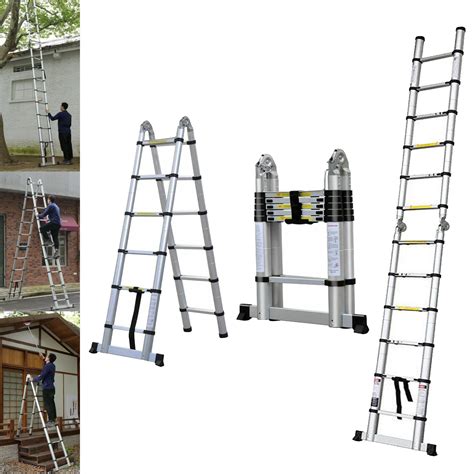 Buy Telescoping Ladder Extension Ladders For Home Ft Aluminum