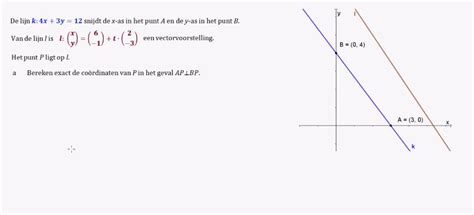 Video Vwo E Editie Opgave Vectoren En Hoeken Wiskunde Net