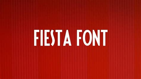 Fiesta Font Free Download