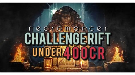 CHALLENGE RIFT UNDER 400 CR Necromancer Diablo Immortal YouTube