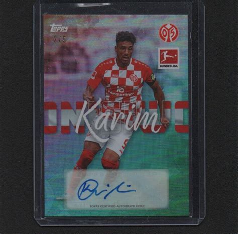 2023 24 TOPPS INTERNATIONAL STARS BUNDESLIGA KARIM ONISIWO MAINZ 05