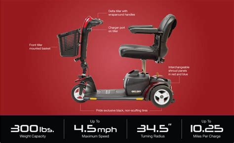 Go Go Elite Traveller Plus 3 Wheel Sc53 Pride Mobility Scooter