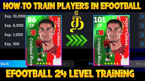 How To Train Players In Efootball 24 Mobile How To Increase Overall