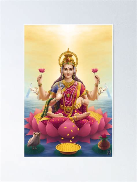 goddess lakshmi poster  sale  izanvazquez redbubble