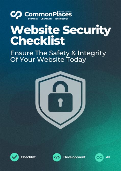 Website Security Checklist Commonplaces Interactive