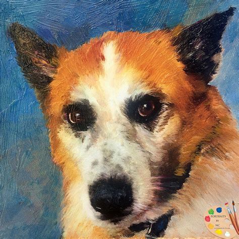 Dog Portrait Custom Painted Pet Portraits Portraits And Miniatures