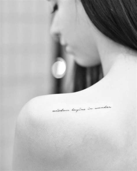 Faith Tattoo On Shoulder Blade Fashionartillustrationdresses