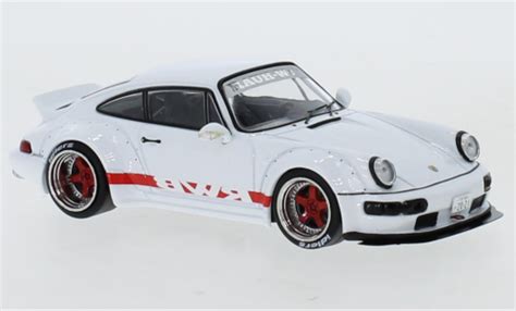 Diecast model cars Porsche 964 RWB 1/43 IXO 911 () RWB white/Dekor RAUH ...