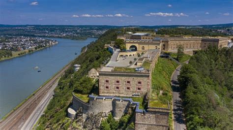 Gerade von Ehrenbreitstein zurück Jugendherberge Festung