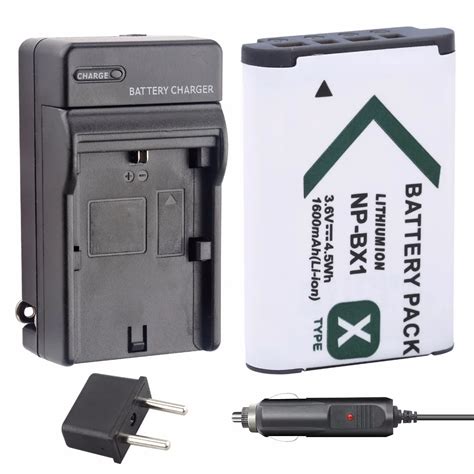 PROBTY Batería y cargador para Sony cyber shot 1 piezas NP BX1 NP BX1