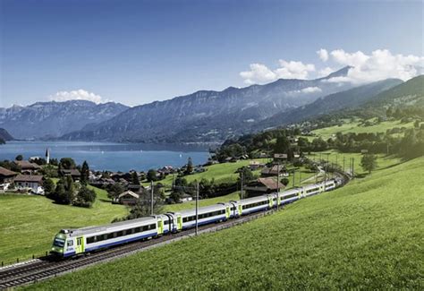 Lucerne To Interlaken On The Goldenpass Train Line Packed Again