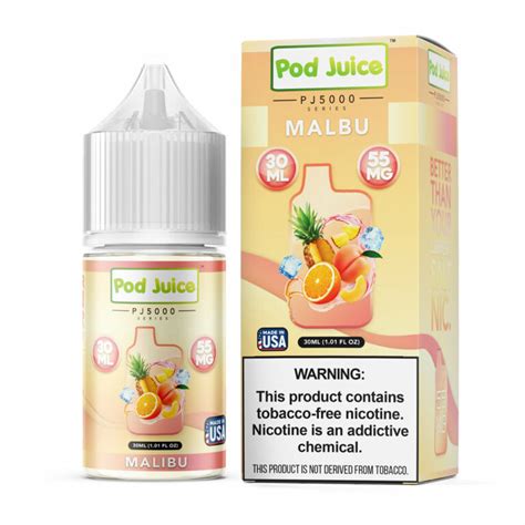 Malibu By Pod Juice TFN PJ5000 Salt Series E Liquid 30mL 55mg