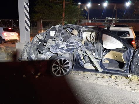 Aparatoso Accidente Automovil Stico Deja Un Muerto Y Un Herido En