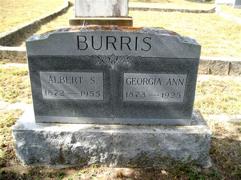 Albert Sidney Burris Memorial Find A Grave