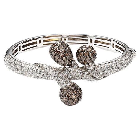 Diamond White Gold Bangle For Sale At 1stdibs