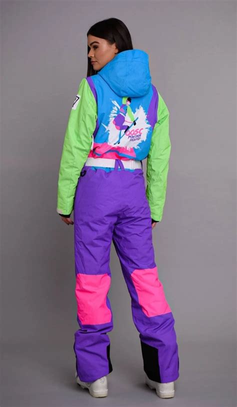 One Piece Ski Suits Colourful Ski Suit Oosc Clothing Skianzug