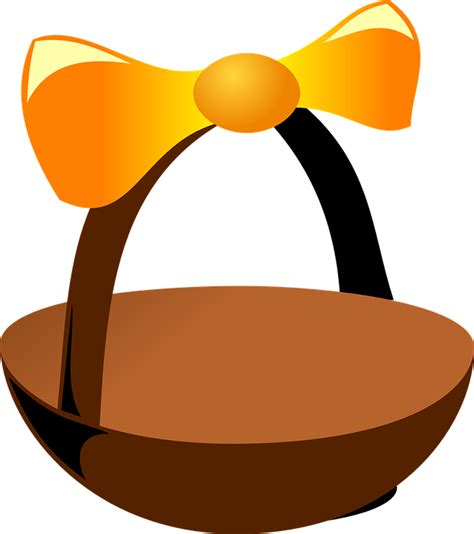 Free vector graphic: Basket, Bow, Ribbon, Easter, Gift - Free Image on ...