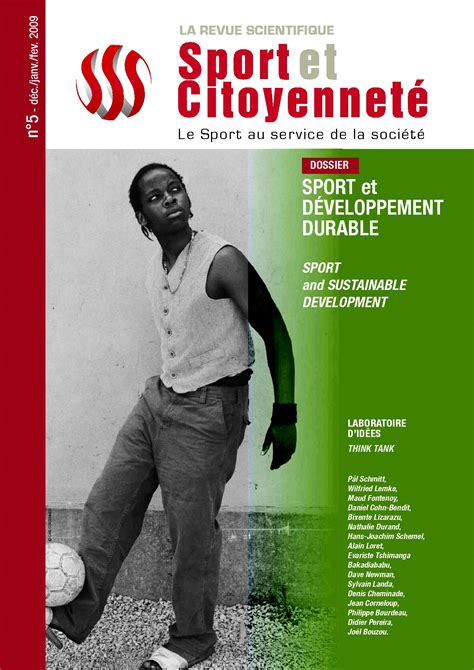 Sport Et D Veloppement Durable Revue N Sport Et Citoyennet