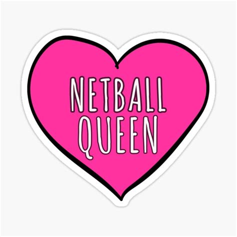 Netball Girl Sticker For Sale By Leila Burtuqali Redbubble