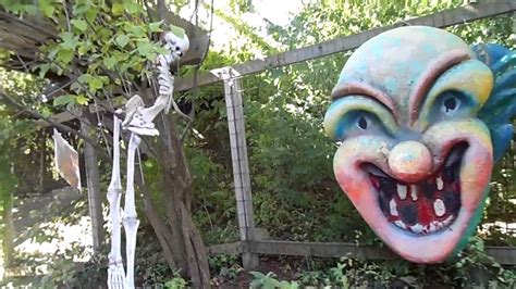 Clown Decor Fright Fest Six Flags Great America 9 14 13 Youtube