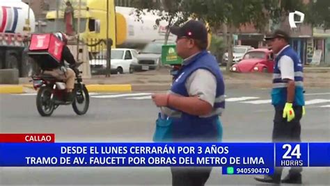 Callao Habilitan Rutas Alternas Por Cierre De Tramo De La Av Faucett