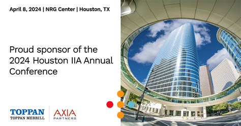 2024 Houston Iia Annual Conference Toppan Merrill