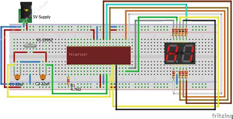 2 Digit Seven Segment Display Interfacing With Pic Microcontroller