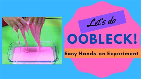 Diy Oobleck Non Newtonian Fluid How To Make Oobleck Youtube