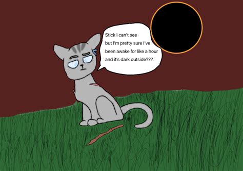 Jayfeather And His Stick With Eclipse Warrior Cats