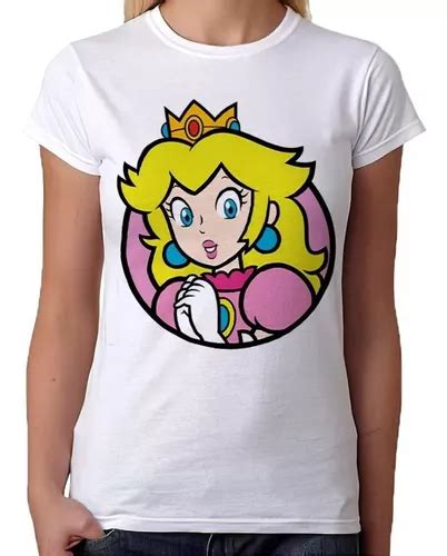 Playera Videojuego Mario Bros Princesa Peach Mercadolibre