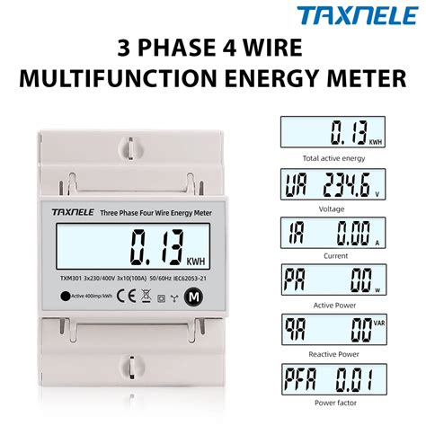 Vat Metro Multifunci N Trif Sico De 380V Medidor De Energ A